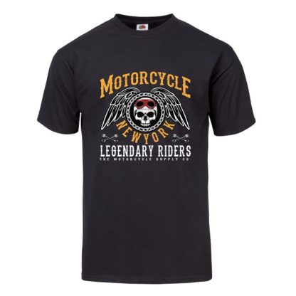 T-shirt Motorcycle New York (Black)