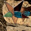 Star suncatcher handmade in stained glass
